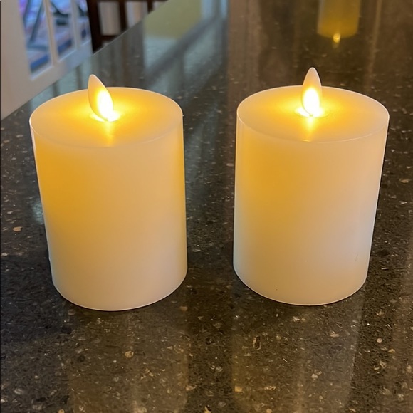 Pottery Barn Accents Pottery Barn Premium Flameless Candles Qty 2